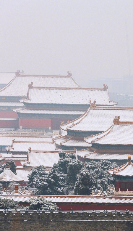 2021 Forbidden City Beautiful Snow Scenery HD Wallpaper Collection Go to the Forbidden City to watch the snow with your favorite people