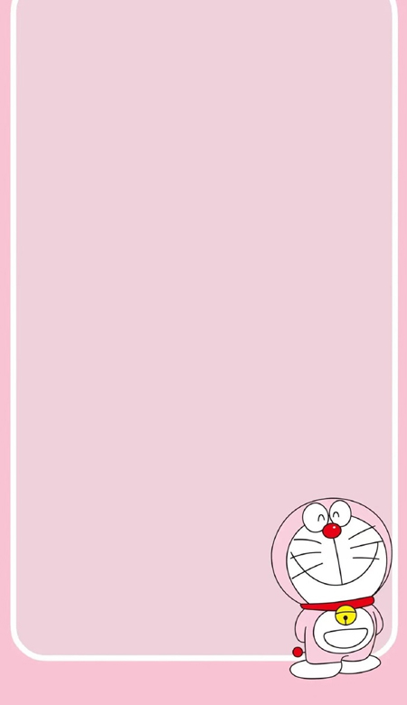 Pink and tender Doraemon home screen wallpaper Super pink and super cute Doraemon skin collection