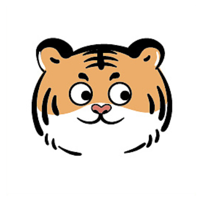 Collection of cute and funny cartoon little tiger avatars for the Year of the Tiger 2022. Some people like you because you are their happiness.