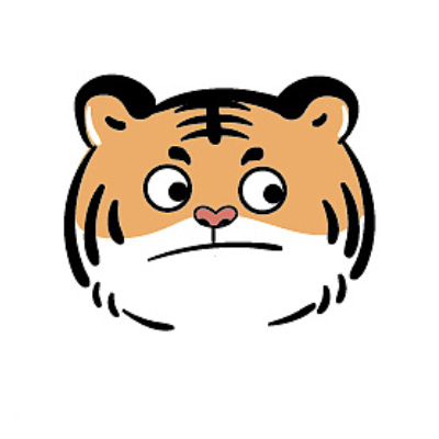 Collection of cute and funny cartoon little tiger avatars for the Year of the Tiger 2022. Some people like you because you are their happiness.