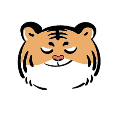 Collection of cute and funny cartoon little tiger avatars for the Year of the Tiger 2022. Some people like you because you are their happiness.