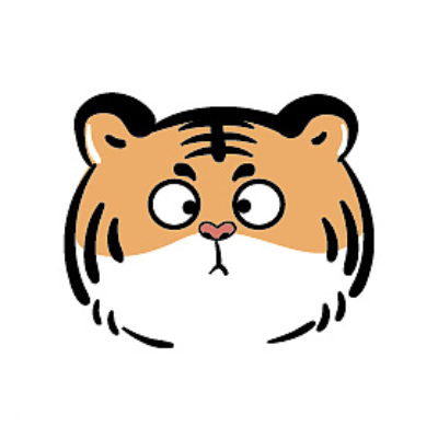 Collection of cute and funny cartoon little tiger avatars for the Year of the Tiger 2022. Some people like you because you are their happiness.