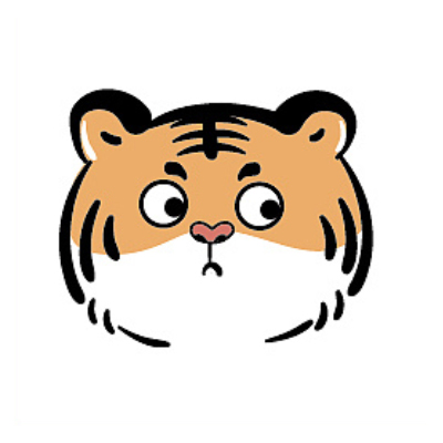 Collection of cute and funny cartoon little tiger avatars for the Year of the Tiger 2022. Some people like you because you are their happiness.