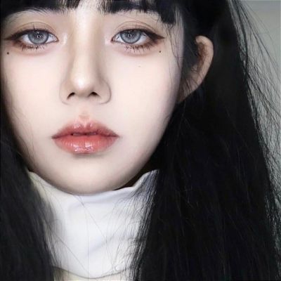 Cool and temperamental gentle girl's avatar 2022 new and beautiful simple temperament female head