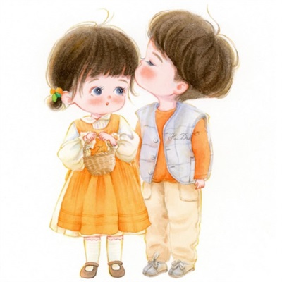 High definition ins high quality couple avatars