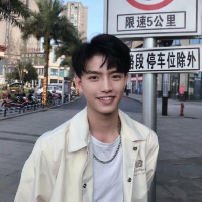 2021 fresh and good-looking Internet celebrity boy's avatar is handsome