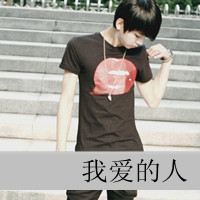 QQ avatar sad boy with words