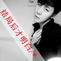 QQ avatar of non-mainstream boys with sad words