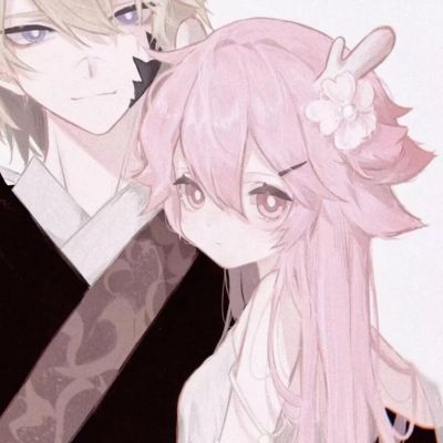 Pure and beautiful couple avatars