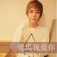 Handsome and melancholic boy avatar picture with words