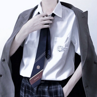 Parts avatar of handsome guy in school uniform