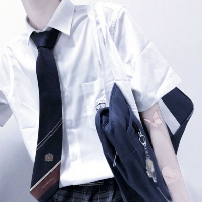 Parts avatar of handsome guy in school uniform