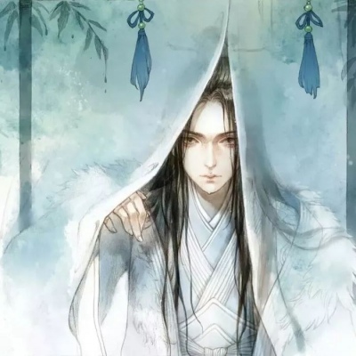 Cold, aloof and ancient style male avatar