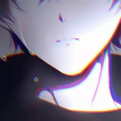 Anime boy's avatar slightly sad