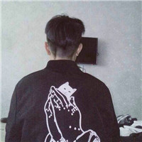 QQ avatar male back view