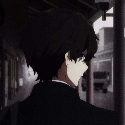 Super cool dark anime male head