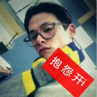 Good-looking boy wearing glasses, handsome QQ avatar with words picture