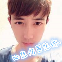 QQ avatar is sad with words for boys