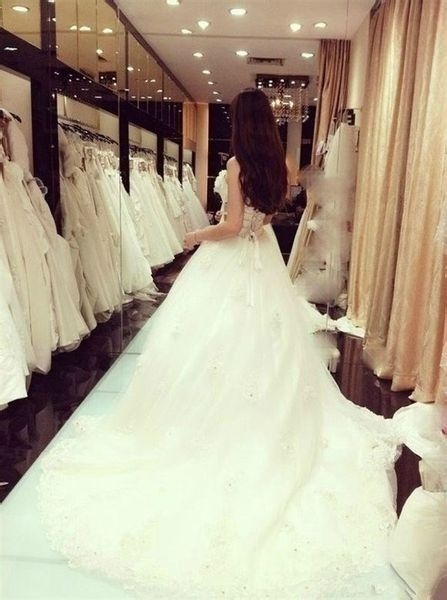 A wedding dress can make every girl a princess. Do you want to complete your princess