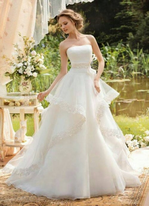 When my wedding dress falls, I will look at you in your white suit by my side.