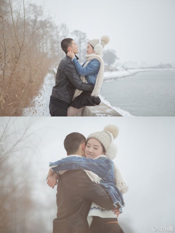 Interpretation of pure love, romantic and warm couple love pictures