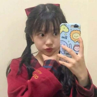 2021 red WeChat avatar girl pictures