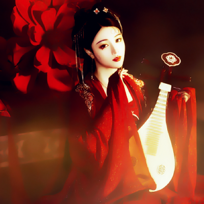 Elegant and quiet ancient style beauty avatar