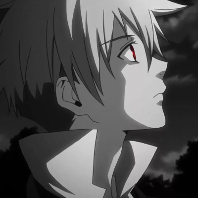 High definition dark and super sad boy anime avatar picture