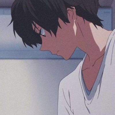 High-definition and beautiful lovelorn anime pictures of boys' avatars