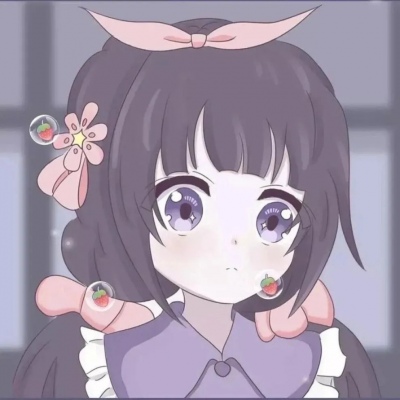 High-definition super cute cartoon girl avatar picture that can be salty or sweet