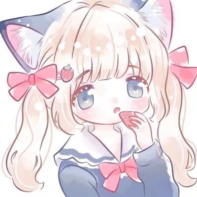 High-definition super cute cartoon girl avatar picture that can be salty or sweet