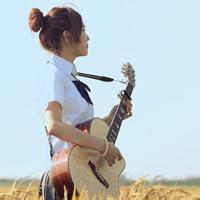 Fresh and artistic pictures of girls playing guitar