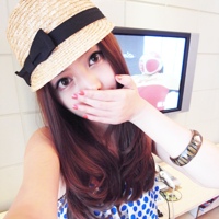 Beautiful innocent girl wearing hat avatar picture