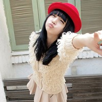 Beautiful innocent girl wearing hat avatar picture