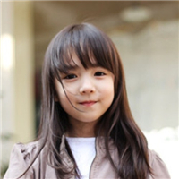 Beautiful qq super cute little girl fresh avatar picture