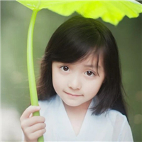 Beautiful qq super cute little girl fresh avatar picture