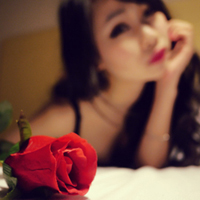 Nice, fresh and beautiful girl avatar with flower pictures