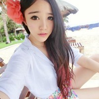 Nice, fresh and beautiful girl avatar with flower pictures