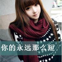 Beautiful beautiful girl avatar QQ avatar picture with words