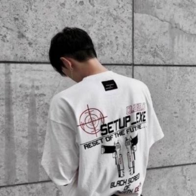 Wechat decadent boy back profile picture