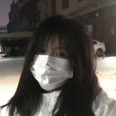 Real-life good-looking girls' avatar pictures wearing masks