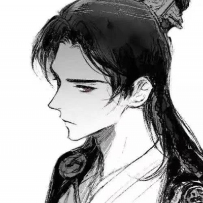 Handsome and lazy male head anime ancient style HD pictures