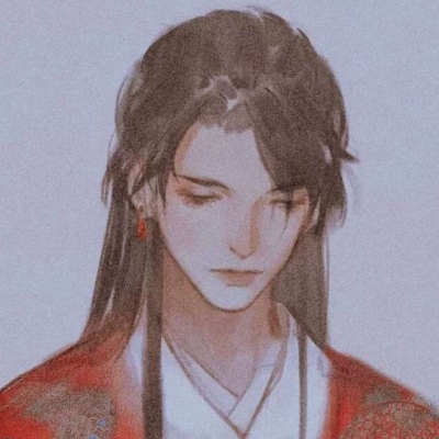 High-definition pictures of handsome, fairy-like and sad ancient-style avatar boys