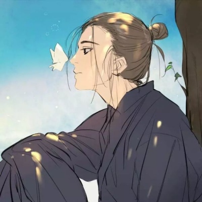 High definition handsome ancient style anime male aloof avatar picture