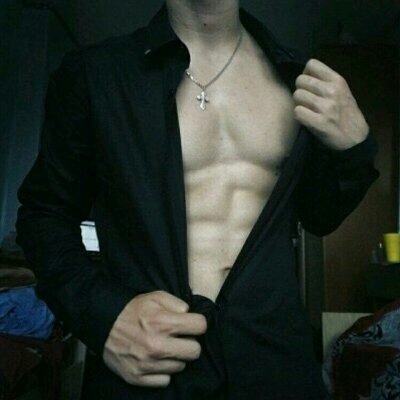 Abdominal muscle avatar handsome and sultry faceless avatar picture collection