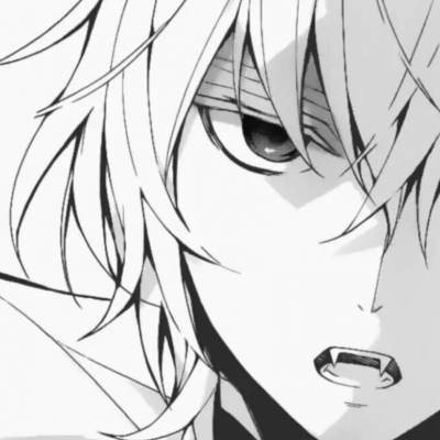 HD handsome sad avatar boy black and white anime picture