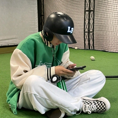 Handsome avatar picture of a baseball boy full of youthful energy