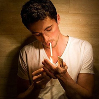 Pictures of real-life super domineering boys smoking cigarettes