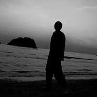 Real sad black and white avatar boy lonely back picture