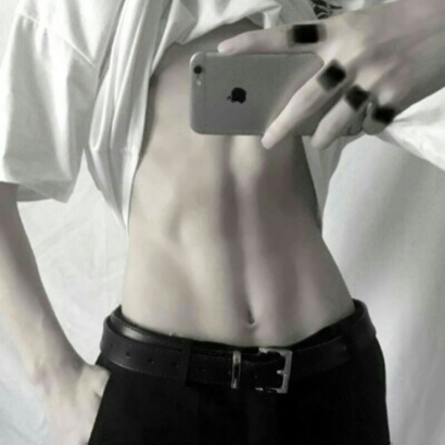 High-definition handsome and realistic abdominal muscle photo avatar